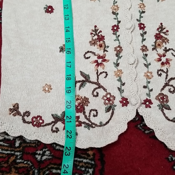 🎁 Vintage crewl embroidery sleeveless vest - Picture 6 of 6